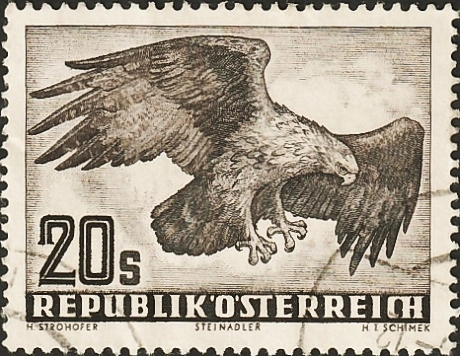  1952  .   (Aquila chrysaetos) , 20 s .  14,0 . (1)
